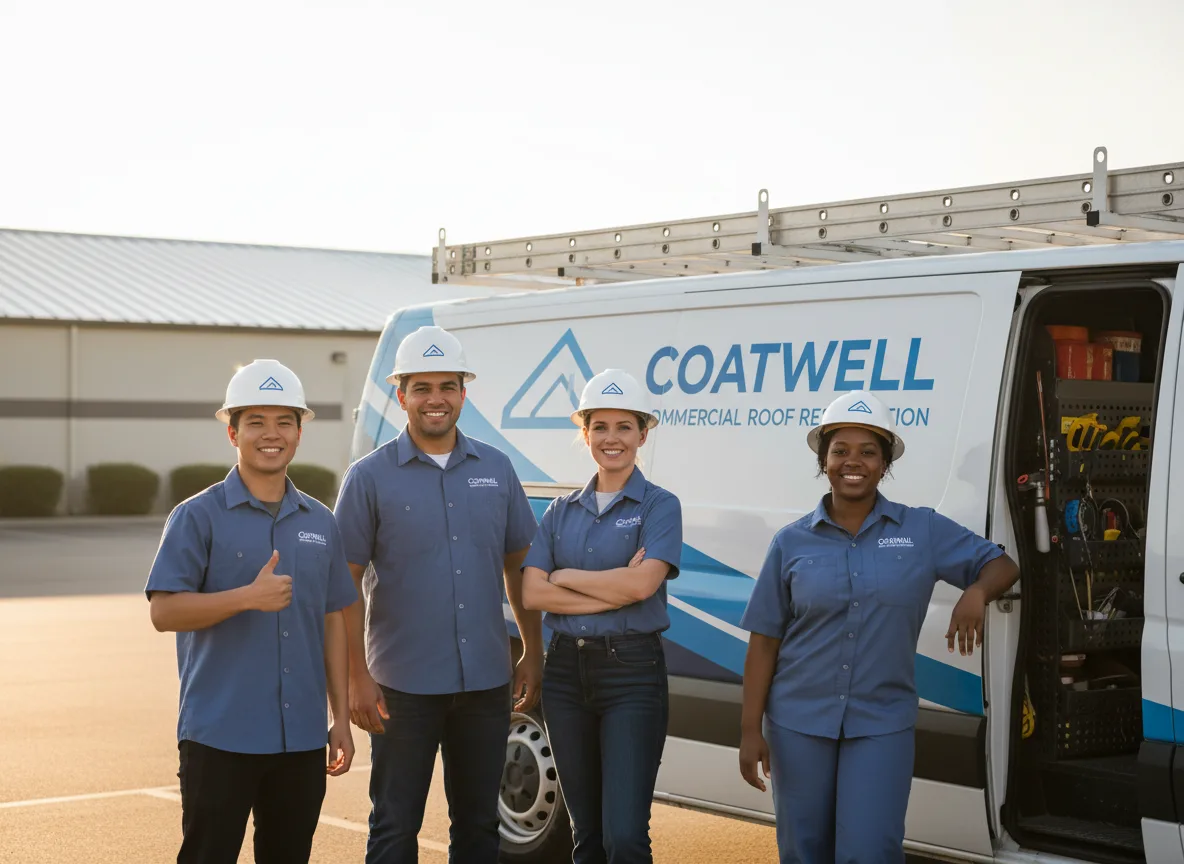 Commercial roof coating company in Oyens, IA